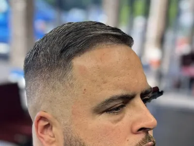 Executive cut with full beard shaping